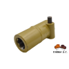 TULEJA PROFILOWANA 1. 3/8  130MM 6 FREZOW
