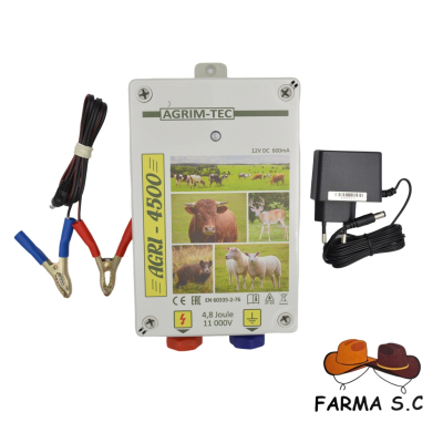 ELEKTRYZATOR SIECIOWO - AKUMULATOROWY AGRI 4500 4,8J