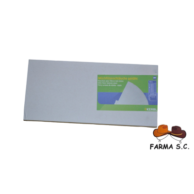 FILTRY RUROWE DO MLEKA SZYTE 455 X 60MM 250 SZT.