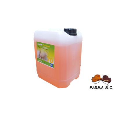 AGRISOL PREFOAM 70 PIANOWY PŁYN DO MYCIA WYMION 10KG