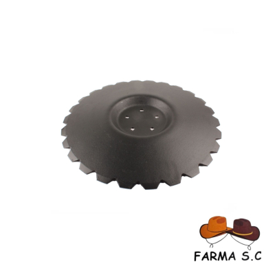 TALERZ UZĘBIONY FI-560MM 4-OTWORYMETAL-FACH