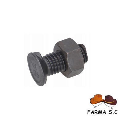ŚRUBA PŁUŻNA KPL. M12X30MM KL.12.9 DWUNOSKOWA DUŻA GŁÓWKA